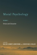 Cover: Moral Psychology, Volume 5 - Bradford Books