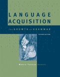 Cover: Language Acquisition, second edition - Bradford Books