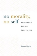 Cover: No Morality, No Self - Harvard University Press