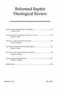 Cover: Reformed Baptist Theological Review II - Reformed Baptist Academic Press