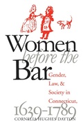 Cover: Women Before the Bar - Omohundro Institute and UNC Press