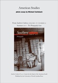 Cover: American Studies - UNC Center for the Study of the American South