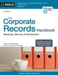 Cover: The Corporate Records Handbook - NOLO