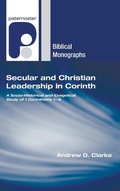 Cover: Secular and Christian Leadership in Corinth - Wipf & Stock Publishers