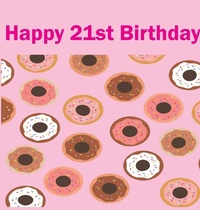 Abbildung von: Happy 21st Birthday Guest Book (Hardcover) - Lulu and Bell
