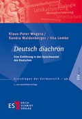 Cover: Deutsch diachron - Erich Schmidt Verlag