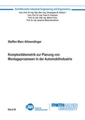 Cover: Komplexit&auml;tsmetrik zur Planung von Montageprozessen in der Automobilindustrie - Shaker