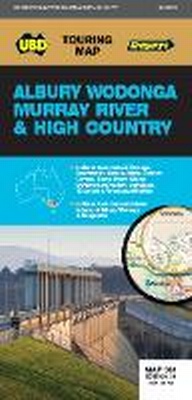 Abbildung von: Albury Wodonga Murray River & High Country Map 381 19th ed - UBD Gregory's