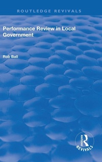 Enlarge image Cover: Performance Review in Local Government - Routledge