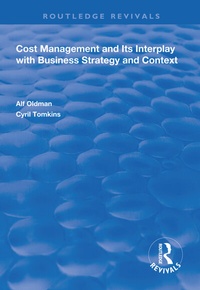 Enlarge image Cover: Cost Management and Its Interplay with Business Strategy and Context - Routledge