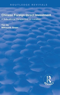 Enlarge image Cover: Chinese Foreign Direct Investment - Routledge