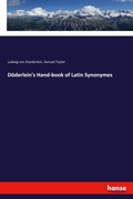 Cover: D&ouml;derlein's Hand-book of Latin Synonymes - Hansebooks