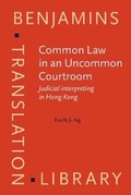 Cover: Common Law in an Uncommon Courtroom - John Benjamins Publishing Co