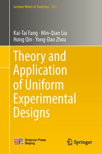 Enlarge image Cover: Theory and Application of Uniform Experimental Designs - Springer