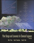 Cover: Plant Design and Economics for Chemical Engineers (Int'l Ed) - McGraw Hill Higher Education