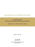 Cover: Educating for a Civilization of Peace - Efp-International Press