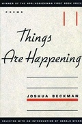 Cover: Things are Happening - The American Poetry Review