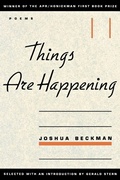 Cover: Things are Happening - The American Poetry Review