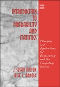 Cover: Introduction to Probability and Statistics: Principles and Applications for Engineering and the Computing Sciences - McGraw Hill Higher Education