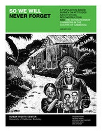 Enlarge image Cover: So We Will Never Forget - Human Rights Center, University of California Berkeley