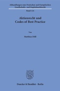 Abbildung von: Aktienrecht und Codes of Best Practice. - Duncker & Humblot