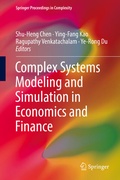 Cover: Complex Systems Modeling and Simulation in Economics and Finance - Springer