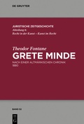 Cover: Theodor Fontane, Grete Minde - De Gruyter