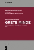 Cover: Theodor Fontane, Grete Minde - De Gruyter