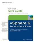 Cover: vSphere 6 Foundations Exam Official Cert Guide (Exam #2V0-620) - VMWare Press