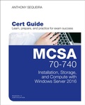 Cover: MCSA 70-740 Cert Guide - Pearson It Certification