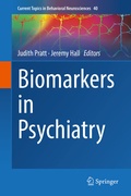 Cover: Biomarkers in Psychiatry - Springer