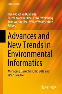 Enlarge image Cover: Advances and New Trends in Environmental Informatics - Springer