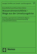Cover: Wasserrahmenrichtlinie - Wege aus der Umsetzungskrise - Nomos