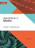 Cover: AQA GCSE Maths Grade 1-3 Workbook - Collins
