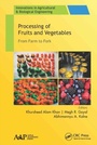 Cover: Processing of Fruits and Vegetables - Apple Academic Press Inc.