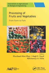 Enlarge image Cover: Processing of Fruits and Vegetables - Apple Academic Press Inc.