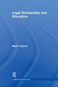 Cover: Legal Scholarship and Education - Routledge