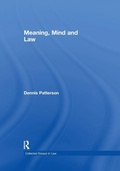 Cover: Meaning, Mind and Law - Routledge