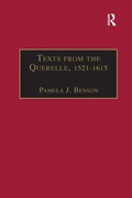 Cover: Texts from the Querelle, 1521-1615 - Routledge