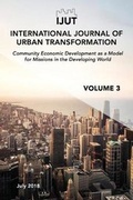 Cover: International Journal of Urban Transformation - Urban Loft Publishers
