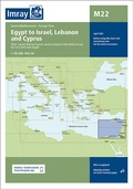 Cover: M22 Egypt to Israel, Lebanon and Cyprus, Imray Chart - Imray, Laurie, Norie & Wilson Ltd
