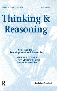 Enlarge image Cover: Development and Reasoning - Psychology Press Ltd