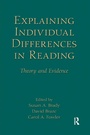 Cover: Explaining Individual Differences in Reading - Psychology Press Ltd