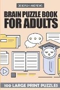 Cover: Brain Puzzle Book For Adults - Kindle Direct Publishing