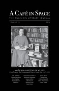 Cover: Cafe in Space: The Anais Nin Literary Journal, Volume 13 - Sky Blue Press LLC