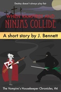 Cover: When Vampires and Ninjas Collide - J Bennett