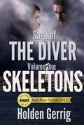 Cover: Saga of The Diver: Volume One: Skeletons - HydraGaea Books