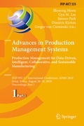 Cover: Advances in Production Management Systems. Production Management for Data-Driven, Intelligent, Collaborative, and Sustainable Manufacturing - Springer
