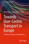 Cover: Towards User-Centric Transport in Europe - Springer
