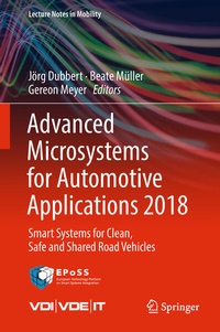 Enlarge image Cover: Advanced Microsystems for Automotive Applications 2018 - Springer